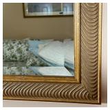 BEVELED GLASS WALL MIRROR | Overall 28-1/2 x 40-1/2 in.