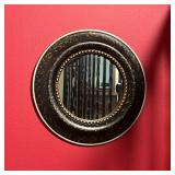 SMALL CIRCLE MIRROR | Framed; dia. 10-1/2 in.