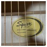 FENDER SQUIER ACOUSTIC GUITAR | Model SA-150; with a soft gig bag and strap