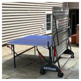 Kettler, comes with paddles and weather resistant cover, on four wheels, folds for easy storage; fol