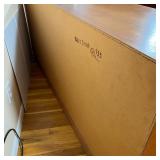 DANISH MODERN DRESSER | Long chest of drawers with nine drawers; h. 29 x w. 68 x d. 18 in.