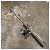 SHAKESPEARE ALPHA FISHING ROD | Light tackle spinning rod and reel; 6 ft.