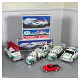 LOT HESS & OTHER TOYS | Mostly Hess toy trucks, some with original boxes