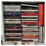 CDs, most in cases, including Billy Joel, Led Zeppelin, Eagles, Bob Dylan, The Who, James Taylor, an