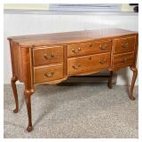 HARDEN CHERRY SIDEBOARD | By Harden Furniture, solid cherry Queen Anne style sideboard buffet server