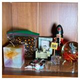 MISC. DECORATIVE TRINKETS | Including a German nutcracker (5-1/2 in.), a model of Downton Abbey with