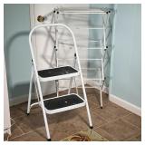 (2pc) HOUSEHOLD ITEMS | Meco USA Step Stool Model 621 / 628 (44-1/2 in.) and a collapsible clothing 