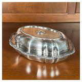 TIFFANY & Co. ENTREE DISH | Silver soldered lidded entree / serving dish by Tiffany & Co. Makers wit