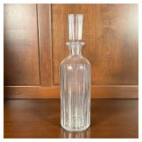 BACCARAT DECANTER | Cut glass decanter with matching stopper, with acid etched marking on the bottom
