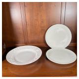 (3pc) LARGE PLATTERS | A very large ceramic circular platter with fruit motif by Ipatrizi, made in I