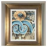 FRAMED ABSTRACT PRINT | Print custom framed for Rug & Home Gallery, titled "Focus on Architecture II