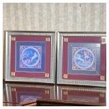 PAIR GRECO ROMAN ARTWORK | Depicting the Roman gods Mars and Apollo on chariots with gilt highlights