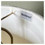 WATERFORD TABLE LAMP | Waterford cut crystal vasiform lamp with original Waterford shade, elegant! h