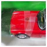 TRIUMPH TR6 MODEL CAR | 1/18 scale die cast metal model car, red Triumph TR6, Britain