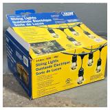 FEIT STRING LIGHTS | Decorative indoor/outdoor string lights, approximately 36 ft., 24 bulbs, in ori