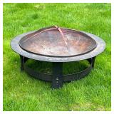 OUTDOOR FIRE PIT |  For backyard campfires / bonfires, with a domed lid; h. 20 x dia. 35 in.