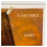 Minagawa Art Lines, New York, NY gallery stamp on verso; sight 8 x 8-3/4 in., overall 14-1/2 x 14-3/