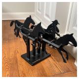 CHARLES RINGER HORSE SCULPTURE | Charles Ringer (American, b. 1948): kinetic sculpture, silhouette o