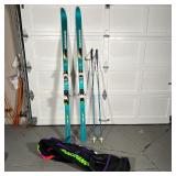 ROSSIGNOL SKIS | A pair of Rossignol 4S Kevlar "World Cup Slalom Concept" skis (l. 64 in.) with a pa