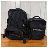(2pc) BURTON LUGGAGE | Including a small carry on rolling suitcase and a rolling duffel bag (l. 27 i