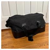 Addidas duffle bag with lower hard shell compartment and a red Boast canvas bag; Addidas approx. 14 