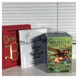 The Chronicles of Narnia (missing book 2), Where the Sidewalk Ends, and The Dangerous Book for Boys