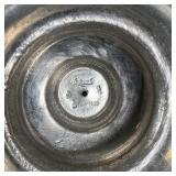 DEQUEVEDO CANDLESTICKS | Made in Portugal,  De Campos de Quevedo pewter candlesticks; h. 15-1/4 x di