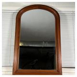 ARCHED WOOD MIRROR | Overall 43 x 27 in.