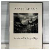 ANSEL ADAMS POSTER | Yosemite and the Range of Light [foxing / staining lower right]; overall 36-1/4