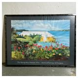 MET MUSEUM POSTER | "The Metropolitan Museum of Art - American Paintings and Sculpture" in a fancy f