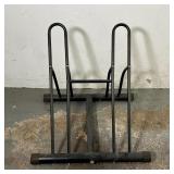 2-BIKE RACK | Stationary bike rack for two bikes; h. 22-1/2 x 23-3/4 x 21 in.