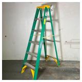 WERNER LADDER | Five step ladder; l. 71 in.