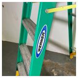 WERNER LADDER | Five step ladder; l. 71 in.