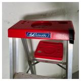 LOUISVILLE LADDER | Small three-step ladder; l. 50 in.