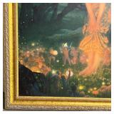HUGHES FAIRY PRINT | "Midsummer Eve" by Edward Robert Hughes, art print on textured canvas paper; si