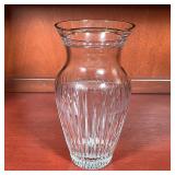  WATERFORD MARQUIS VASE | With gilt rim, marked on the bottom, appearing in very good condition; h. 