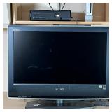 SONY BRAVIA TVV | 25-1/2 inch flat screen HDTV with remote swivels on stand- tested and works!