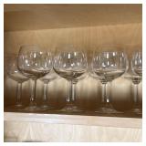 (15pc) WINE GLASSES | Mostly of the same size / shape