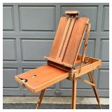 MABEF TRAVEL EASEL | Made in italy, fully adjustable travel easel with storage drawer