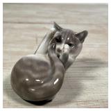 (3pc) CERAMIC CATS | 1 Royal Coppenhagen, 1 Royal Crown Derby, 1 Granno