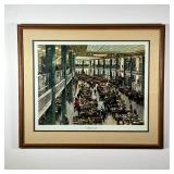 TERENCE CUNEO LITHOGRAPH | Overall 28 x 33 in. (framed)