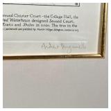 ANDREW MIGAMELLO ENGRAVING | Jesus College, Cambridge; overall 26 x 37 in. (framed)