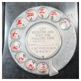 VINTAGE HK TELEPHONE | Early rotary dial telephone, the numbers with Chinese characters