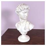 CERAMIC BUST of DAVID | Austin Productions sculpture, incised title "DAVID" and signed underneath; h