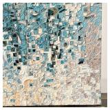 Canvas art print of an abstract work signed and dated 2013 in the print, lower right; 16 x 24 in.