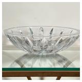 ROGASKA CENTER BOWL | Crystal glass presentation bowl, with Rogaska mark on bottom; h. 4 x dia. 13-1