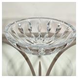 ROGASKA CENTER BOWL | Crystal glass presentation bowl, with Rogaska mark on bottom; h. 4 x dia. 13-1