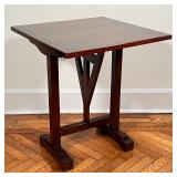 TILT-TOP TABLE | Art noveau style tilt top table; h. 27-3/4 x w. 23-3/4 x d. 23-1/2 in.