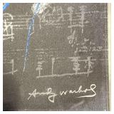 WARHOL GLASS PLATE | Rosenthal, Beethoven artwork by Andy Warhol printed on a square glass plate; 12