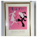 JOHN HELD / LIFE MAGAZINE POSTER | Reproduction framed poster of life magazine cover by John held, "